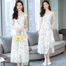 Floral Print Summer White Party Dress Plus Size Long Elegant Lady Slim Midi Beach Short Sleeve Runway Vestido 2019 New Arrivals Floral Print Summer White Party Dress Plus Size Long Elegant Lady Slim Midi Beach Short Sleeve Runway Vestido 2019 New Arrivals