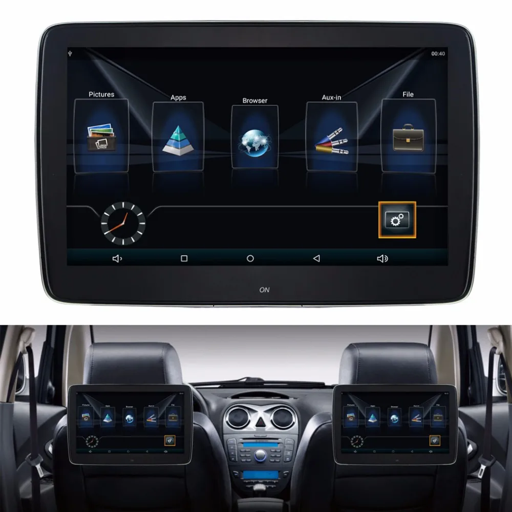 11 дюймов ультратонкий сенсорный экран Android подголовник плеер для Benz (2