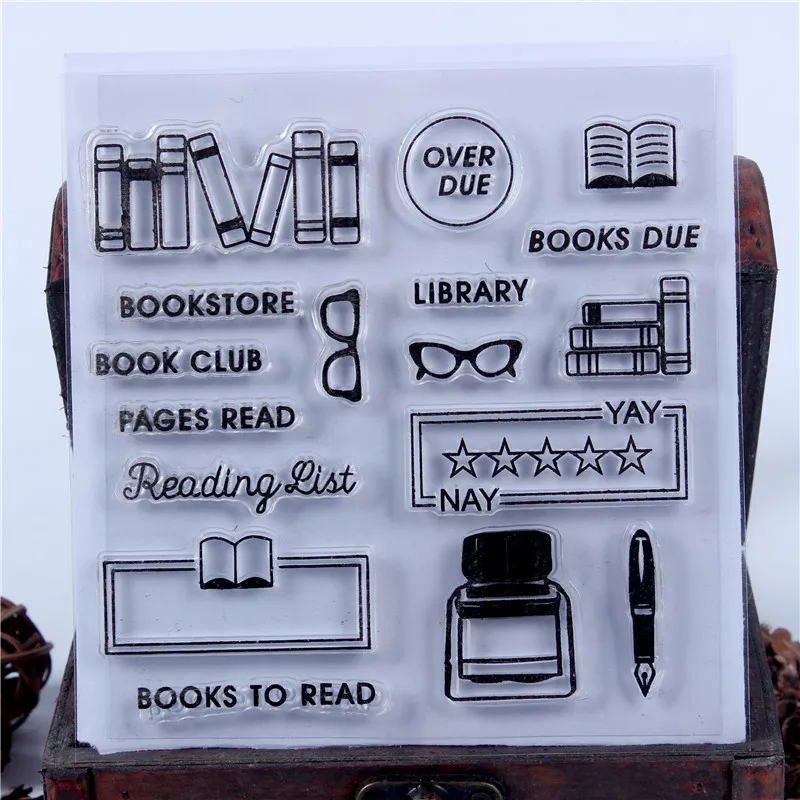 Книга прозрачные штампы для скрапбукинга DIY/изготовление карт/Детские