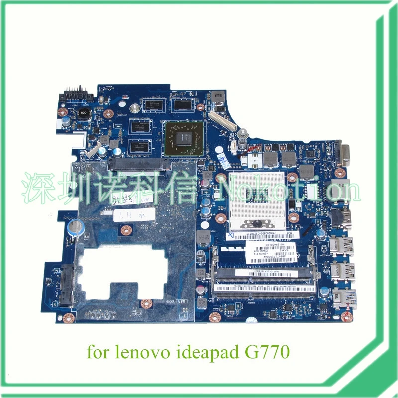 PIWG4 LA 6758P REV 1A For Lenovo ideapad G770 17 Laptop font b motherboard b font