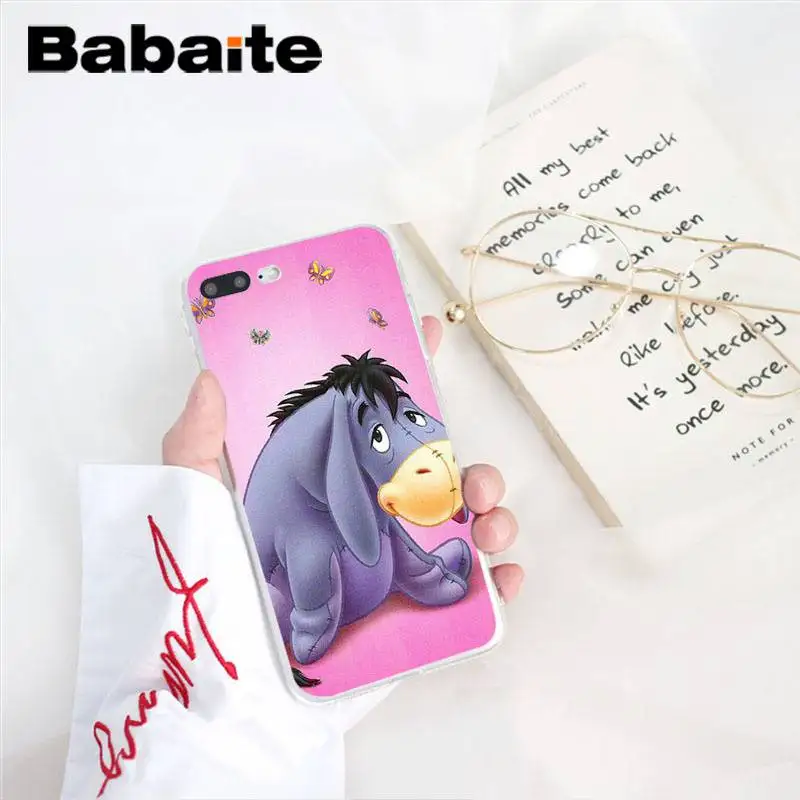 Babaite Baby Eeyore Donkey специальный чехол для телефона для iPhone 8 7 6 6S Plus 5 5S SE XR X XS MAX 10 11 11pro 11promax