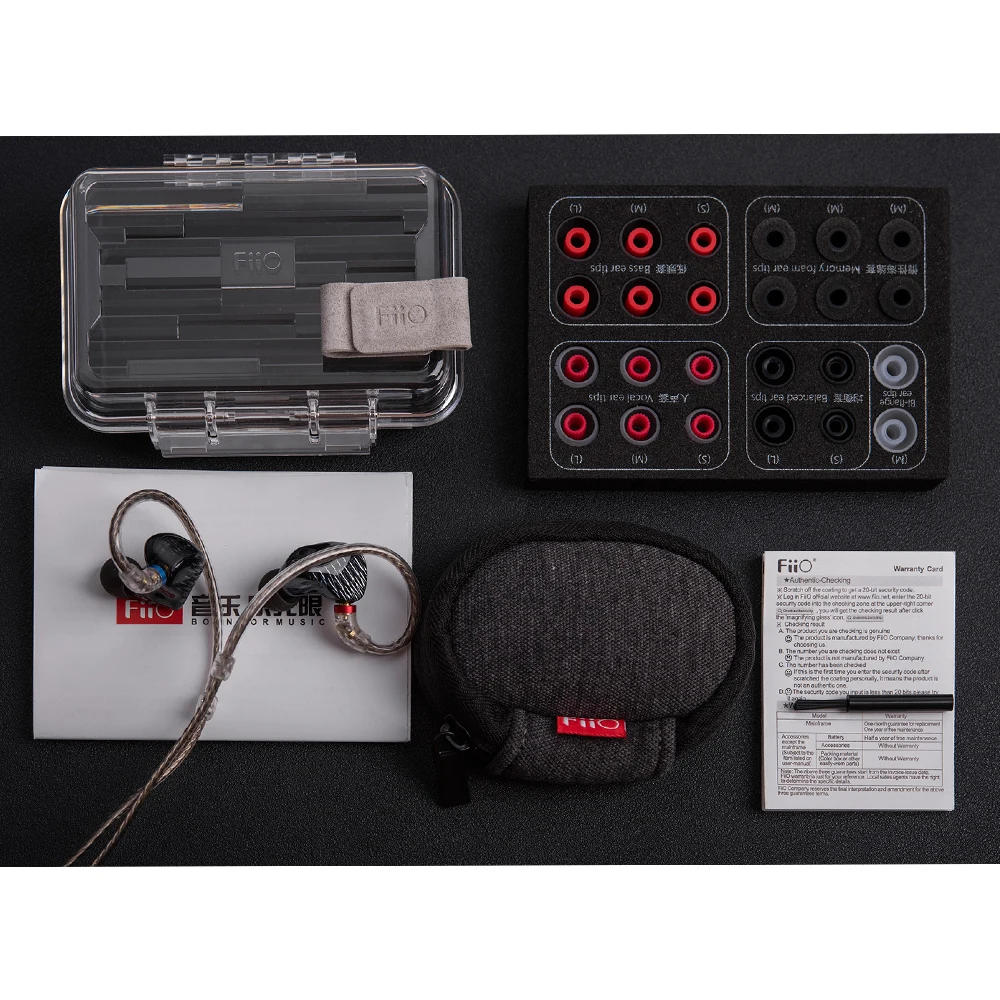 FiiO FA7 3D Printed Detachable Cable MMCX Design