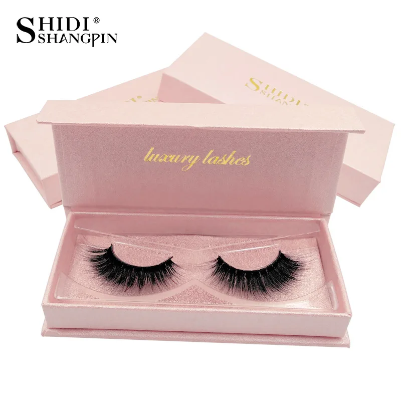 

SHIDISHANGPIN 1 Pair mink eyelashes 1 box 3d false eyelashes natural long 3d mink lashes eyelash extensions maquiagem cilios