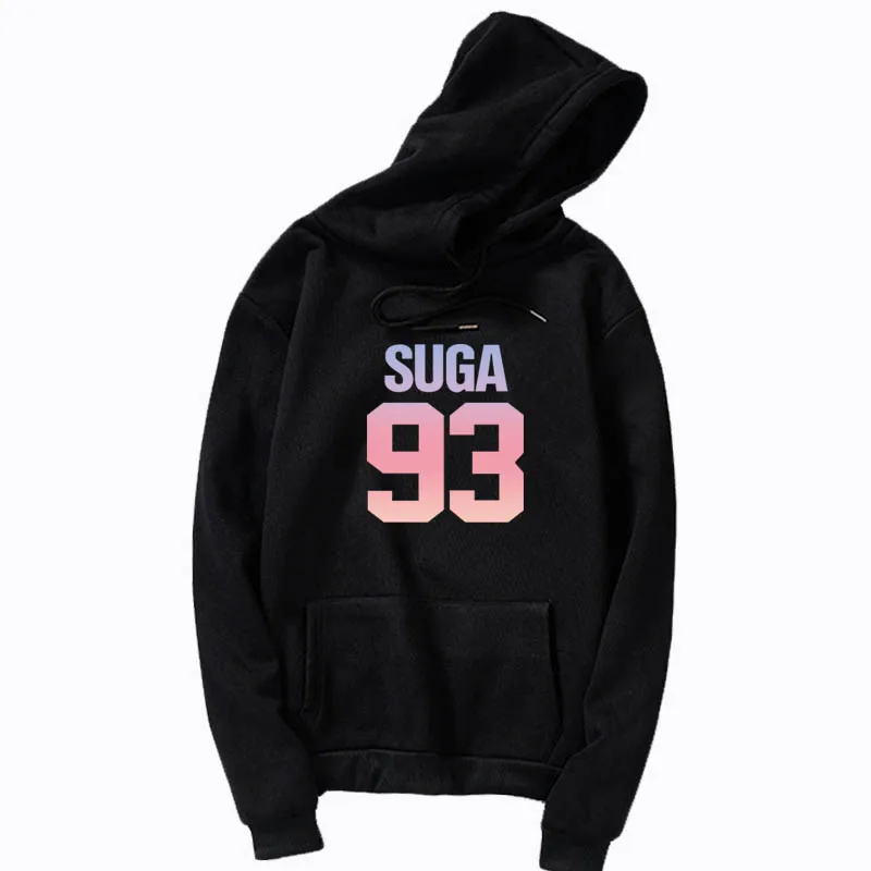 Свитшот Jong KOOK Kpop BangtanJUNGKOOK SUGA JHOPE V Jimin jin J HOPE тот же с буквами толстовка Exo капюшоном