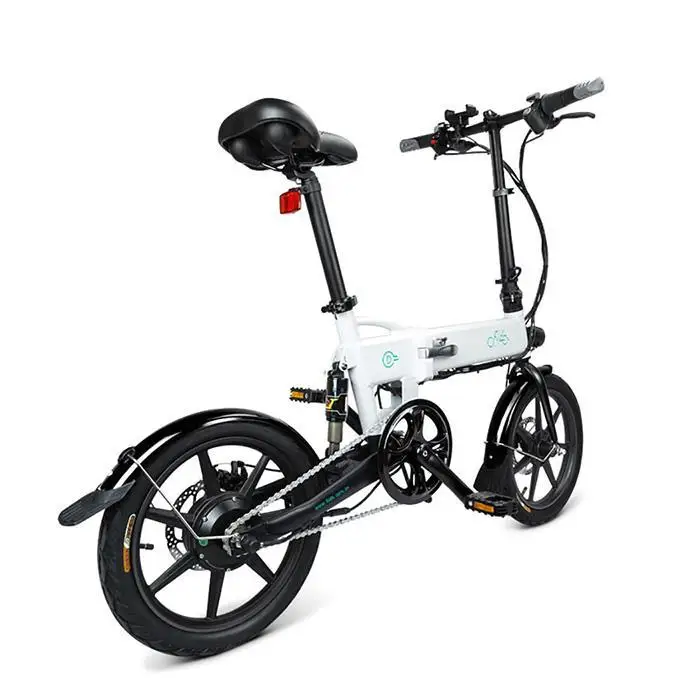 Flash Deal Aluminum Alloy Folding Electric Bicycle With Pedals D2 Tire Hub Casual, Travel, Outdoor, etc Motor EU Plug 6