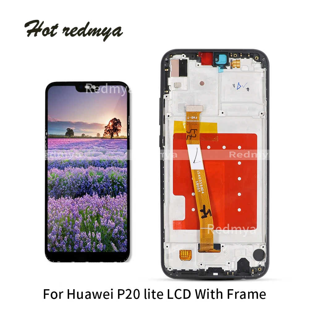 

LCD Display For Huawei P20 Lite / Nova 3E Touch Screen Digitizer Assembly P20 Lite WAS-LX1 WAS-LX1A WAS-LX2 WAS-LX With Frame