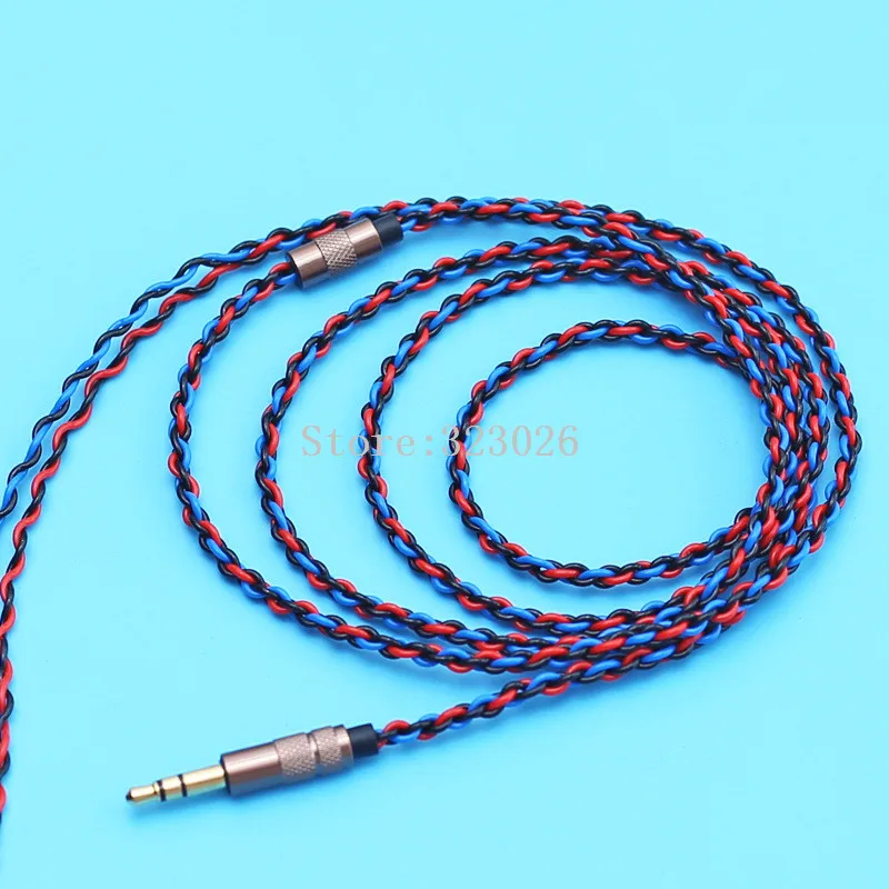 Braid Cable Earphone Diy Wire Earphone Braided Earphone Wire