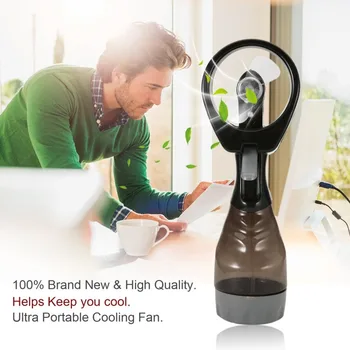 

Outdoor Mist Water Cooling Spray Fan Air Humidification Battery Power Water Fan Handhold Powerful Cooling Fan For Travel Outdoor
