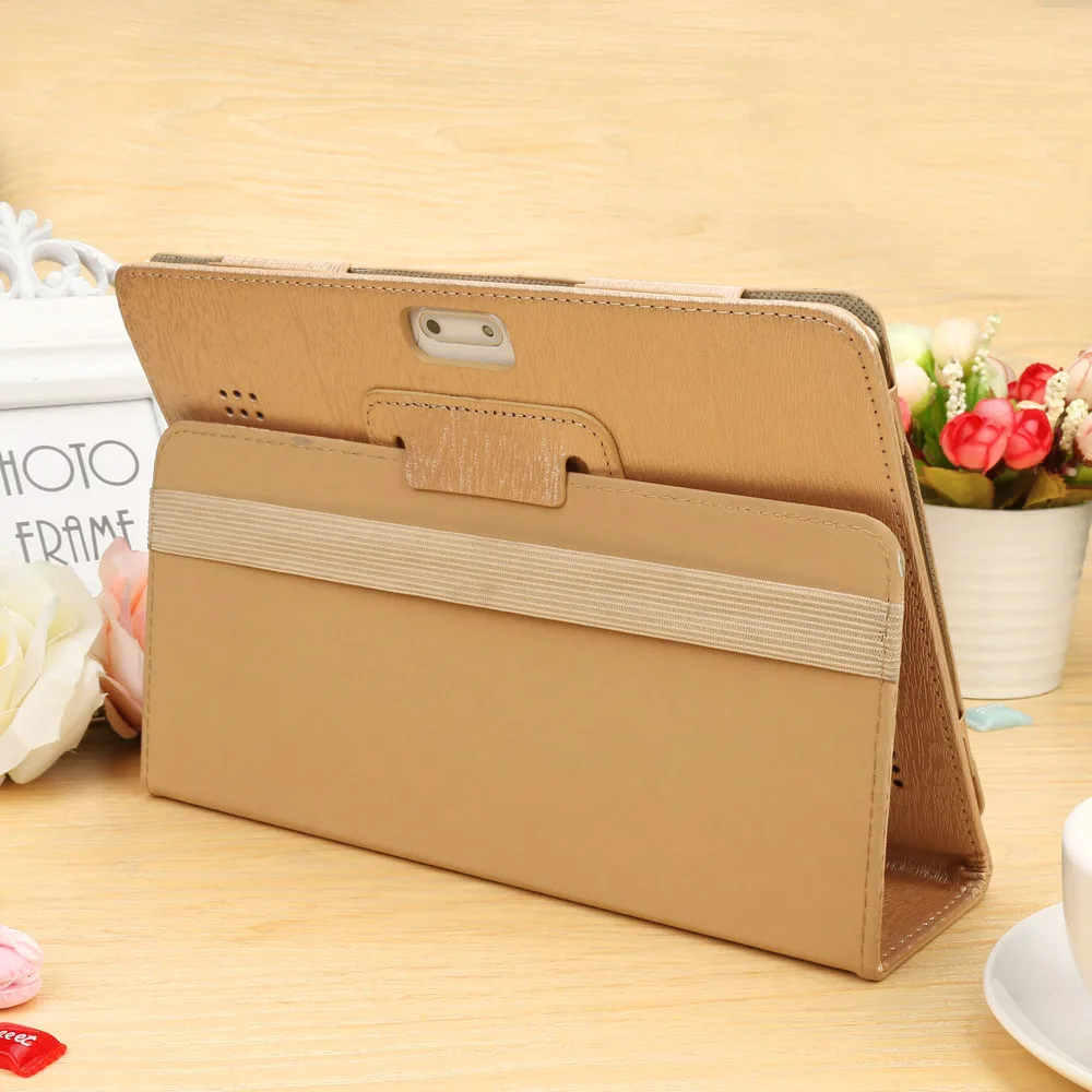 

design Universal Folio Leather Stand Cover Case For 10 10.1 Inch Android Tablet PC Support stand function Lightweight#sw#15