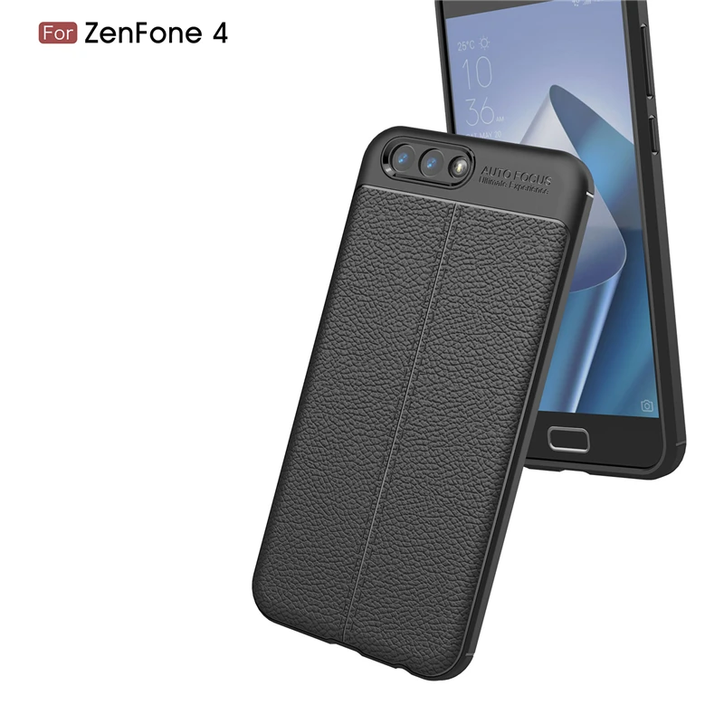 Litchi strip silicone case for Asus Zenfone 4 ZE554KL (6)