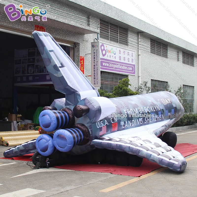 Customized 8x5 7x3 2 Meters Inflatable Aircraft Giant Inflatable