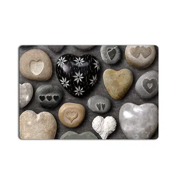 

Memory Home 2017 New Stone Zen Stone Custom Doormat Home Decor Bedroom Bath Carpet Non-woven Fabric Entrance Doormat
