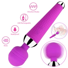 G Spot Dildos Vibrators Female Vagina Clitoris Massager Adult Sex Product Erotic Toys AV Magic Wand Sex Toys For Woman Sex Shop sex vibrator for woman female adult sex toys body massager magic wand av stick g spot usb rechargeable sex product