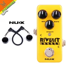 NUX Мини ядро Rivulet цифровая педаль хора гитарра педаль эффектов с обновленной прошивкой True Bypass