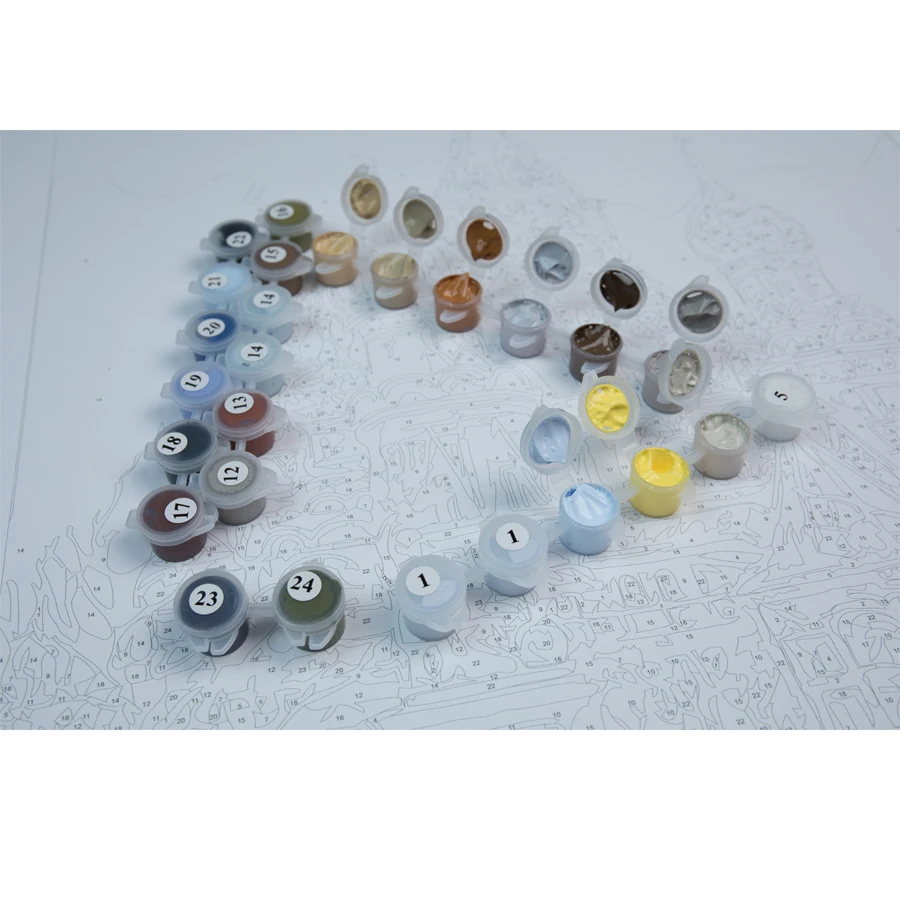 Tanie Oprawione obraz malarstwo liczbami słoneczny anioł wystrój domu DIY cyfrowy obraz olejny na płótnie obraz dekoracyjny do domu 40*50 cm obraz VA 0110