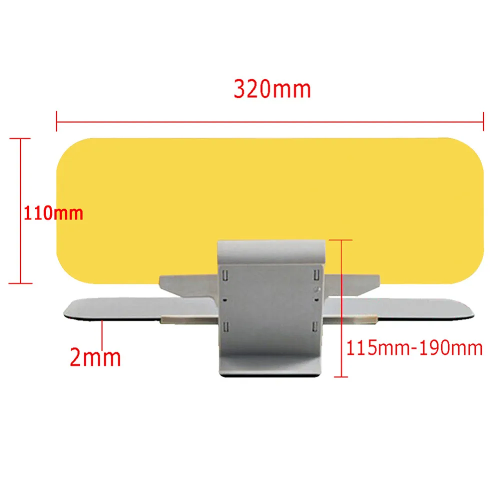 Car Sun Visor HD Anti Sunlight Dazzling Goggle Day Night Vision Driving Mirror UV Fold Flip Down Clear View