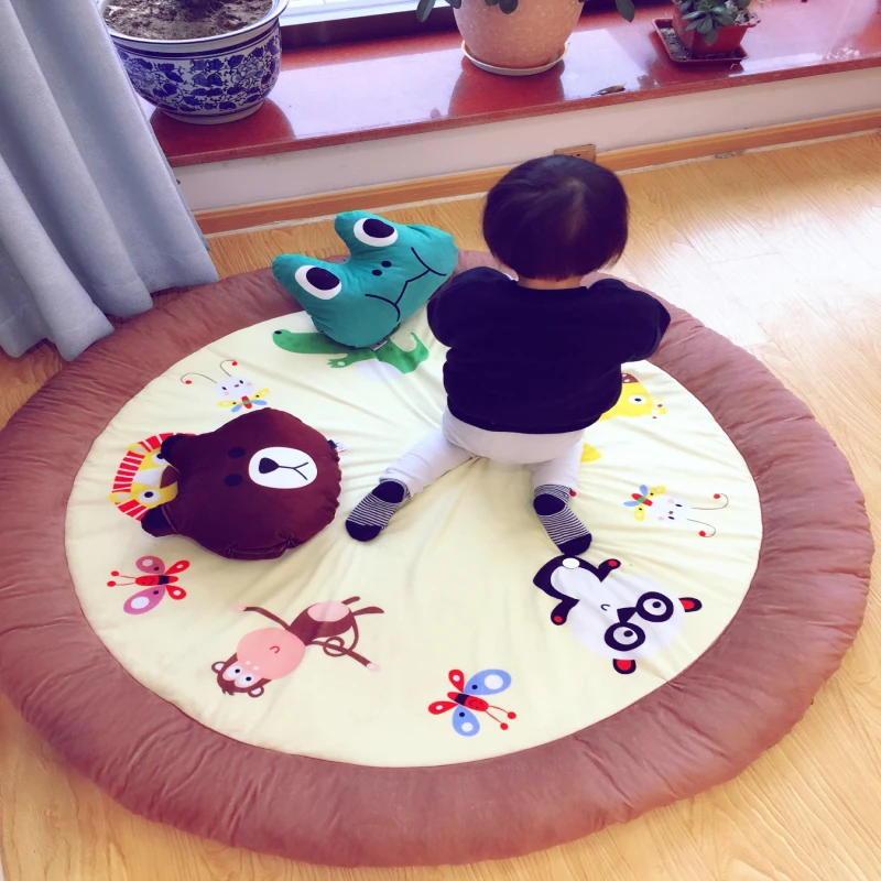 

High Quality Cotton Soft Baby Play Mats Portable Kids Toy Home Baby Blanket Pad Child Mats Baby Crawling Mat