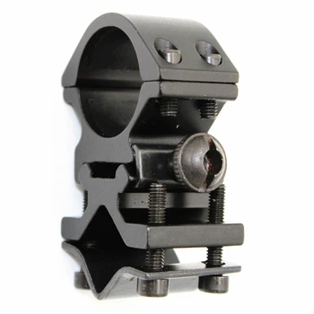 

Universal Tactical Metal Rail Clip 25mm Ring 20mm Rail Gun Mount Flashlight Laser Torch Bracket for 501B C8 Hunting Flash Light