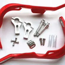 Красная рука гвардии рукавицы для Honda Kawasaki Suzuki Yamaha KTM DR DRZ KDX YZ XT
