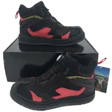 High-Jump Waterproof Aqua Shoes Fishing Waders Fast Knob Shoelace Slip-Resistant Felt Spike Soles Breathable Waders for Fishing