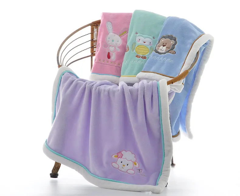 18 Styles Baby Blanket Thermal Fleece Cobertor Infantil Swaddle Nap Receiving Stroller Wrap Newborn Baby Bedding Bebe Blankets