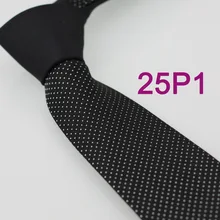 YIBEI Coachella Узкие галстуки галстук новое поступление черный узел контрастные белые пятна, точки микрофибровая Ткань галстук узкий галстук