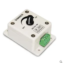 DC12V~ 24V 8A светодиодный диммер контроллер для 3528& 5050 один Цвет светодиодные ленты