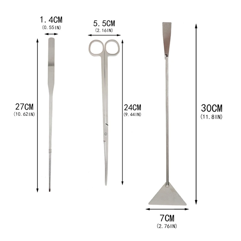 Набор инструментов для обслуживания аквариума, пинцеты, ножницы для живых растений, травы, аксессуары для аквариума, Водные товары для домашних животных, Прямая поставка