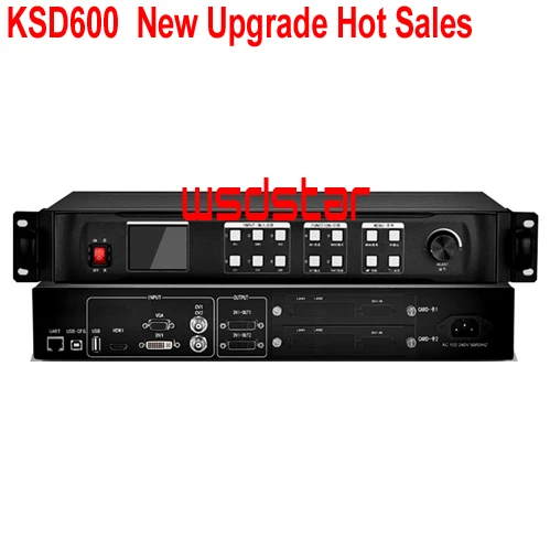 

KSD600 LED Video Processor 1920*1080 1024*768 DVI/HDMI/VGA/CVBS Video processor for LED display & LED screen LVP100 Hot Sales