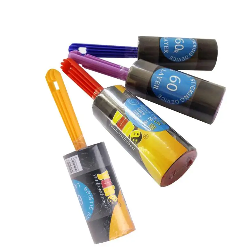 

Dog Cat Pet Hair Remover Pick Up Brush Fur Sticky Lint Roller 60 Sheets E5M1