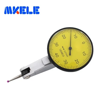 

0-8 Mm 0.01 Mm Metric Dial Test Indicator With Red Jewel Measuring Precision Tools