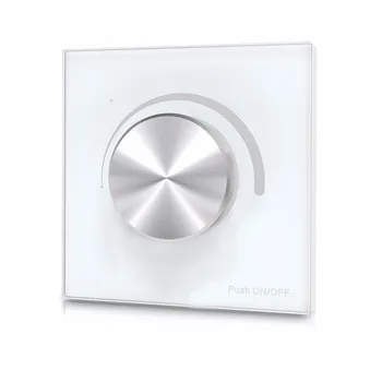 

S1-K Wall Mounted Rotary Panel AC Triac RF Dimmer; Input voltage:100 240VAC; voltage Output:100-240VAC