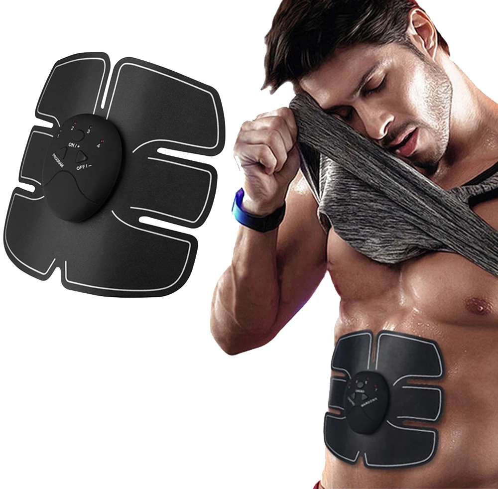 

EMS Trainer Wireless Muscle ABS Stimulator Smart Fitness Abdominal Training Device Body Massager Weight Loss Stickers Equipment
