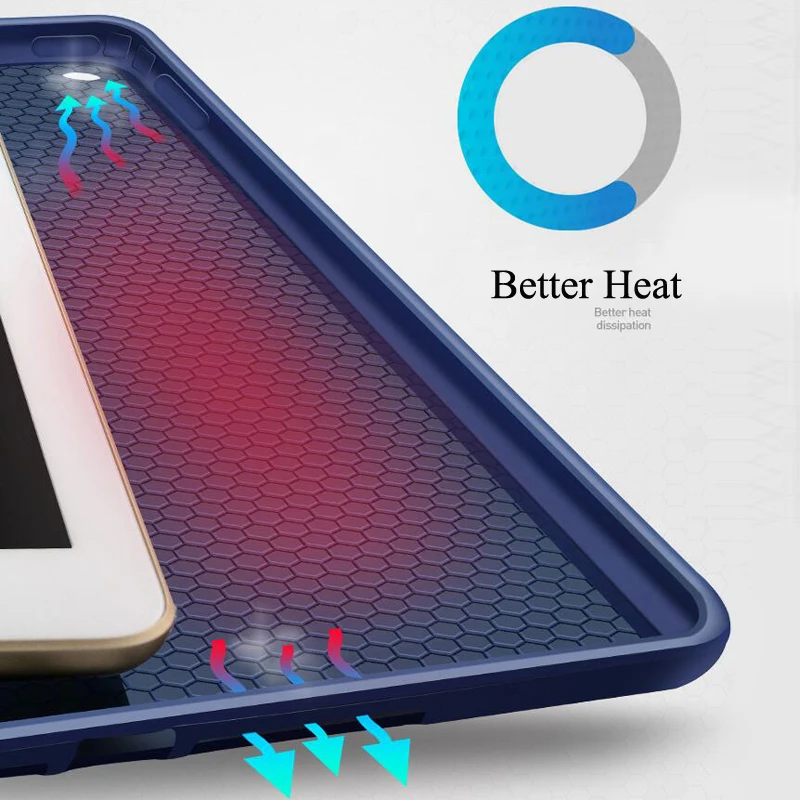 Для iPad Air Чехол A1475 A1476 чехол для 1 Smart Wake Sleep силиконовый Fundas Coque|Чехлы планшетов и