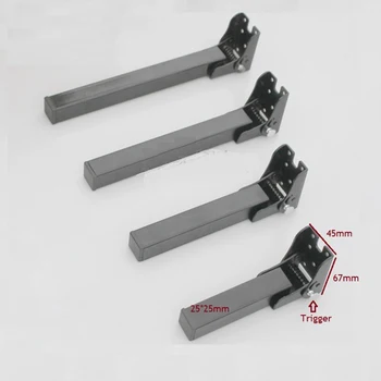 

2Pcs Foldable Furniture feet Table Cabinets legs Sofa Bed TV Cabinet feet lack RV Conceal Hidden Folding Furniture legs