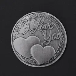 Памятная монета Lucky Love слова Романтика пара коллекция искусство подарки сувенир