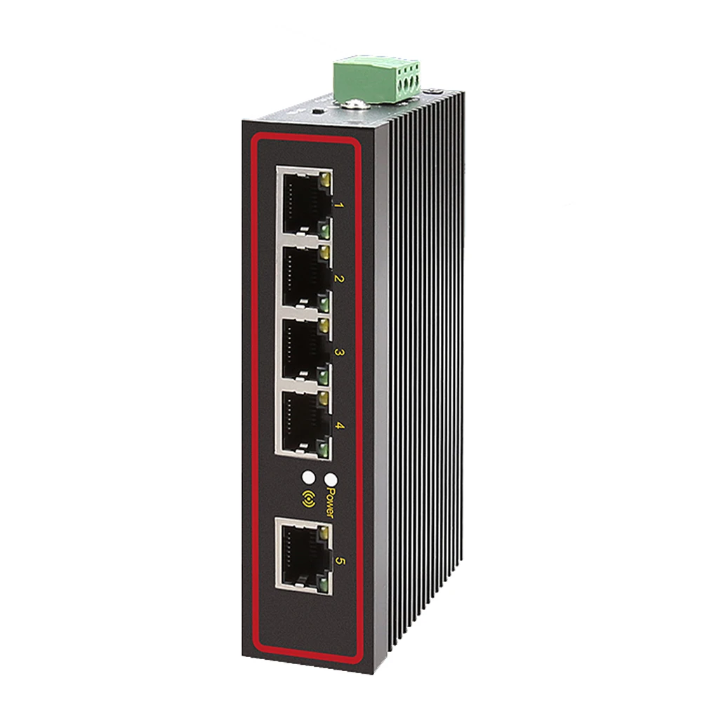 industrial-5-port-ethernet-lan-switch-100m-double-dc-power-high-and-low-temperature-surge-protection
