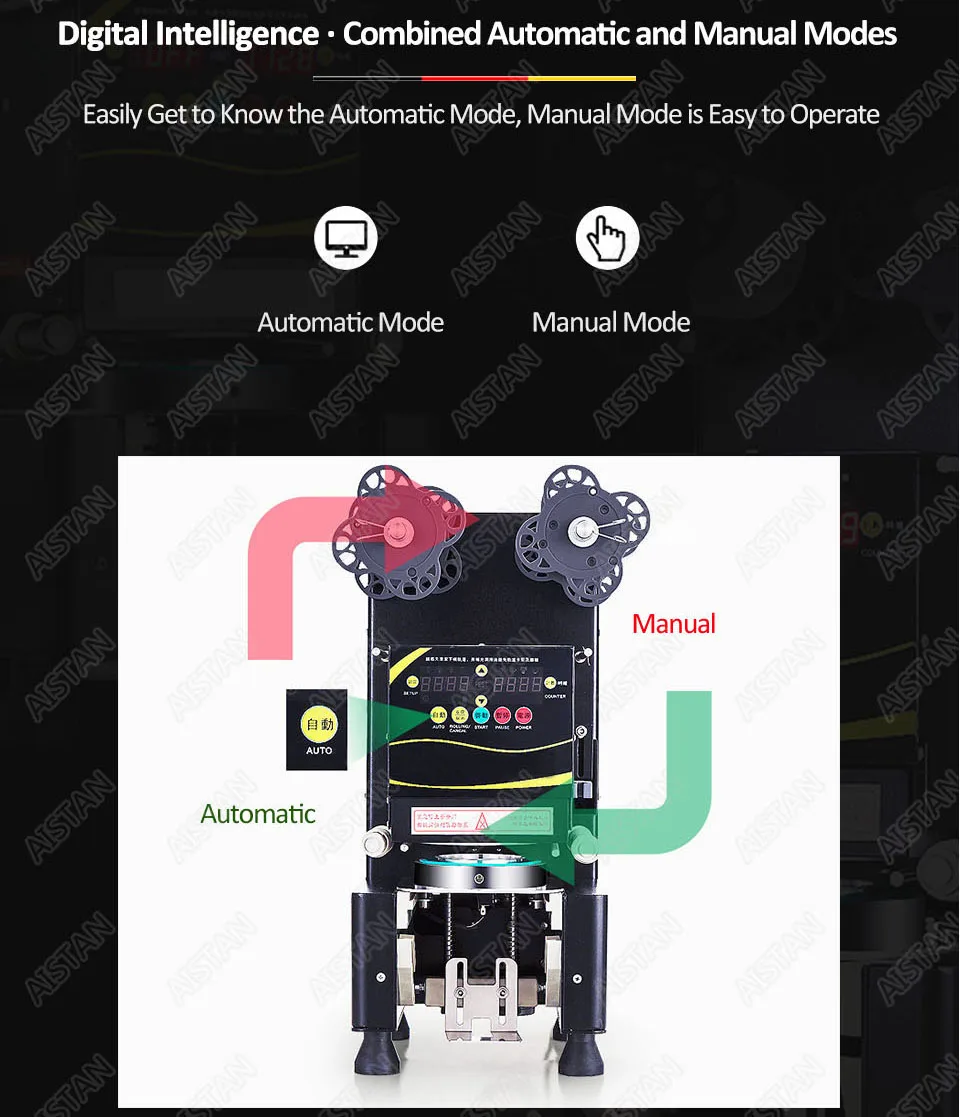 RC995S electric commercial automatic bubble tea cup sealing machine for bar and milk tea shop RC995S electric commercial automatic bubble tea cup sealing machine for bar and milk tea shop