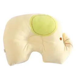 Новорожденный органический хлопок подушка мультфильм животных Слон Форма Младенческая малышей сна позиционер подушка для малышей Ropa Bebe