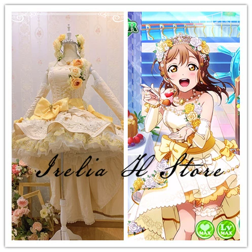 Свадебное платье невесты Love live Sunshine Aqours Kunikida Hanamaru, карнавальный костюм на заказ/размер