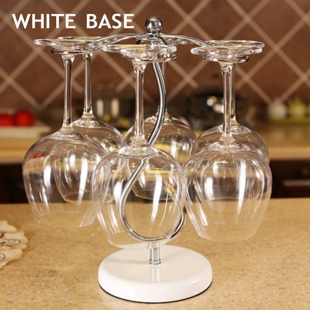 Modern Hanging Wine Glass Racks Holder Champagne Stemware Holder Wrought Iron Wine Rack Bar Wine Rack Glass Cup Holder KC1282 (29)