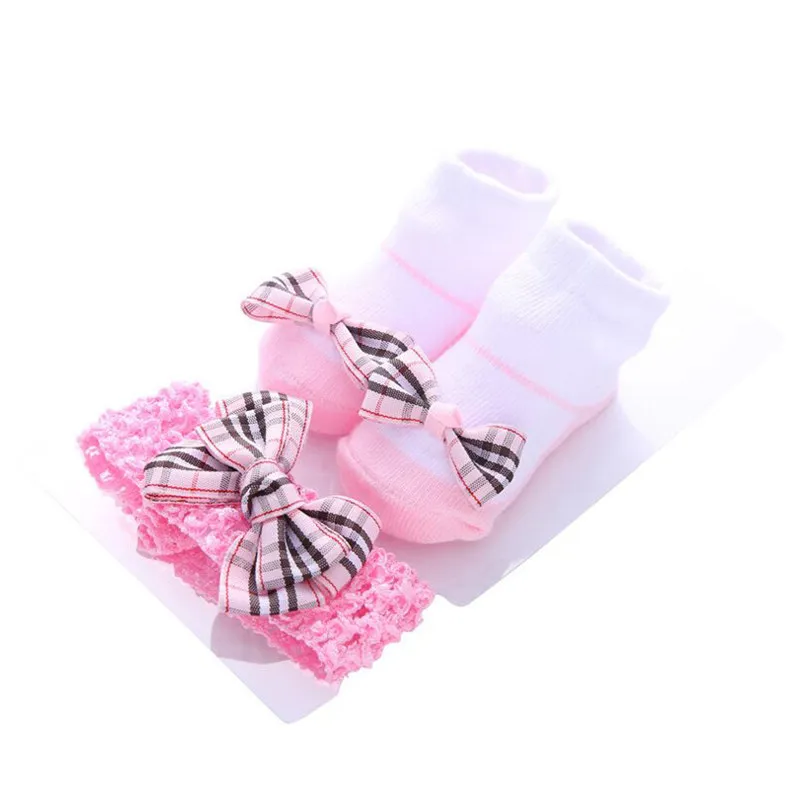

baby girl socks newborn socks set newborn baby gift 0-1 year birthday sock + headband party wear shooting lace baby socks pack