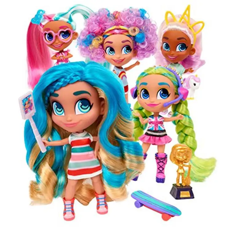 Rail Hair Sister Girl Hairdorables кукла 18 см#832 Фигурки игрушки Brinquedo коллекция кукол из ПВХ модель игрушки подарки