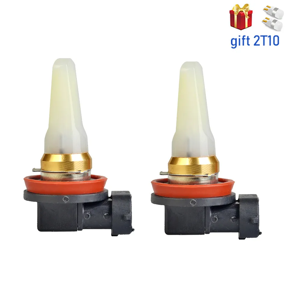 

2Pcs 1400lm Led H11 H8 Car Lights Fog Bulb Auto Driving Running Led Lamps Vehicle Signal 12V 6000K White Car Style