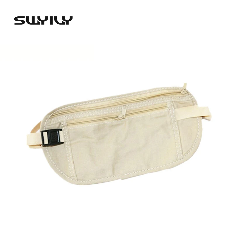 

SWYIVY Sports Fanny Pack Ultra Thin Close-fitting Running Zero Wallet Invisible Multi-purpose Passport Pack Running Accessories