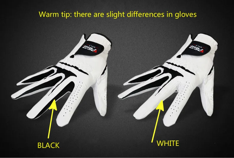 Натуральная PGM перчатка для гольфа мужские перчатки левая и правая рука высокое качество гольф спортивные перчатки мягкие дышащие ганты De аксессуары
