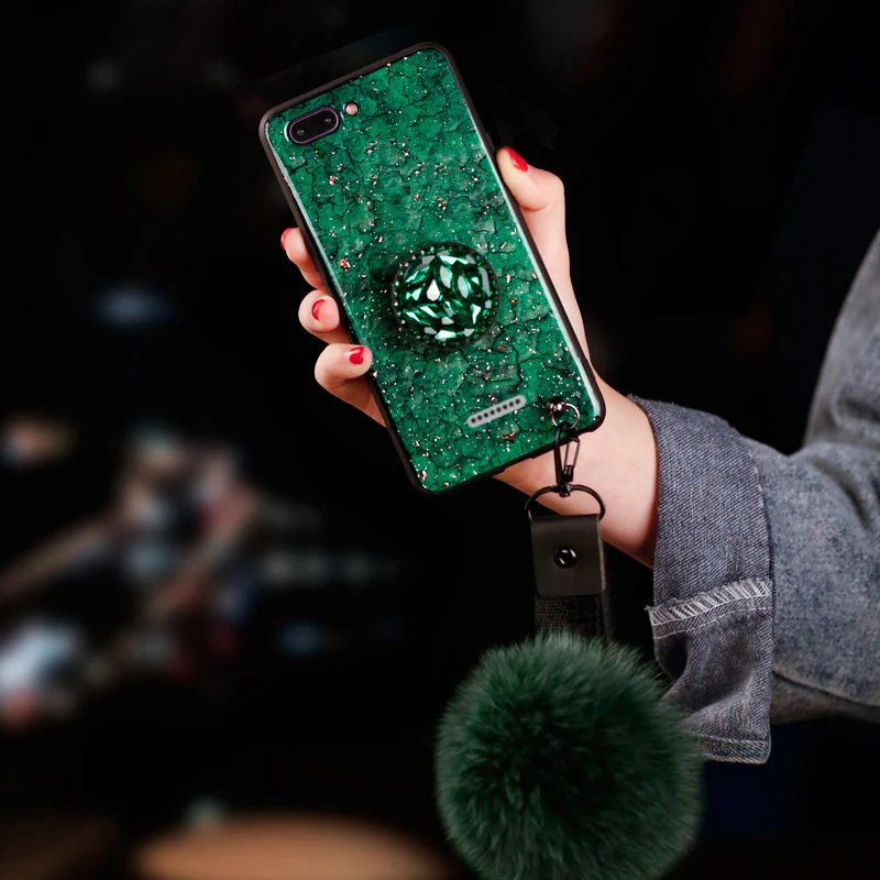 Роскошный Алмазный кронштейн защитный чехол для Xiaomi Redmi Note 7 блестящий чехол Redmi Note 5A чехол для телефона Redmi S2 Y2 задняя крышка