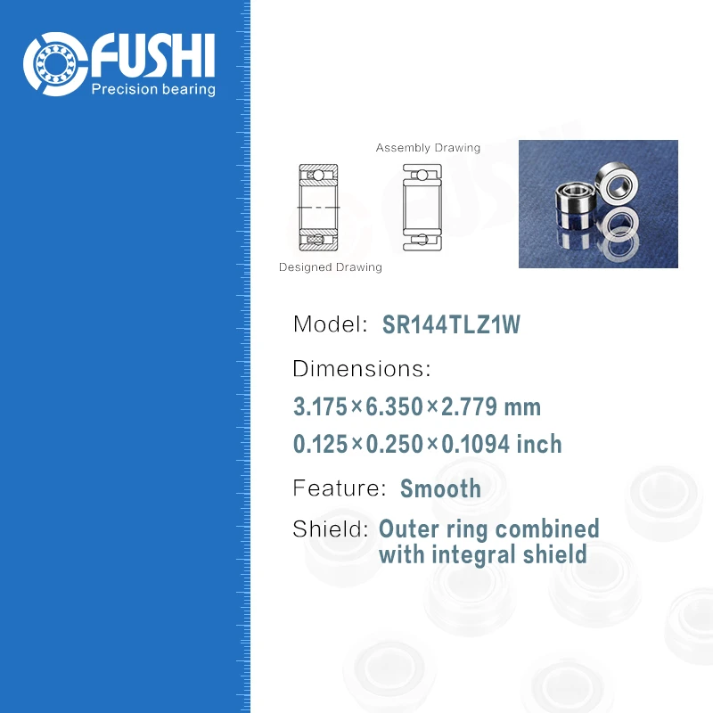 Стоматологический подшипник SR144TLZ1W ( 4 шт.) Стандартный класс P4 для турбинной