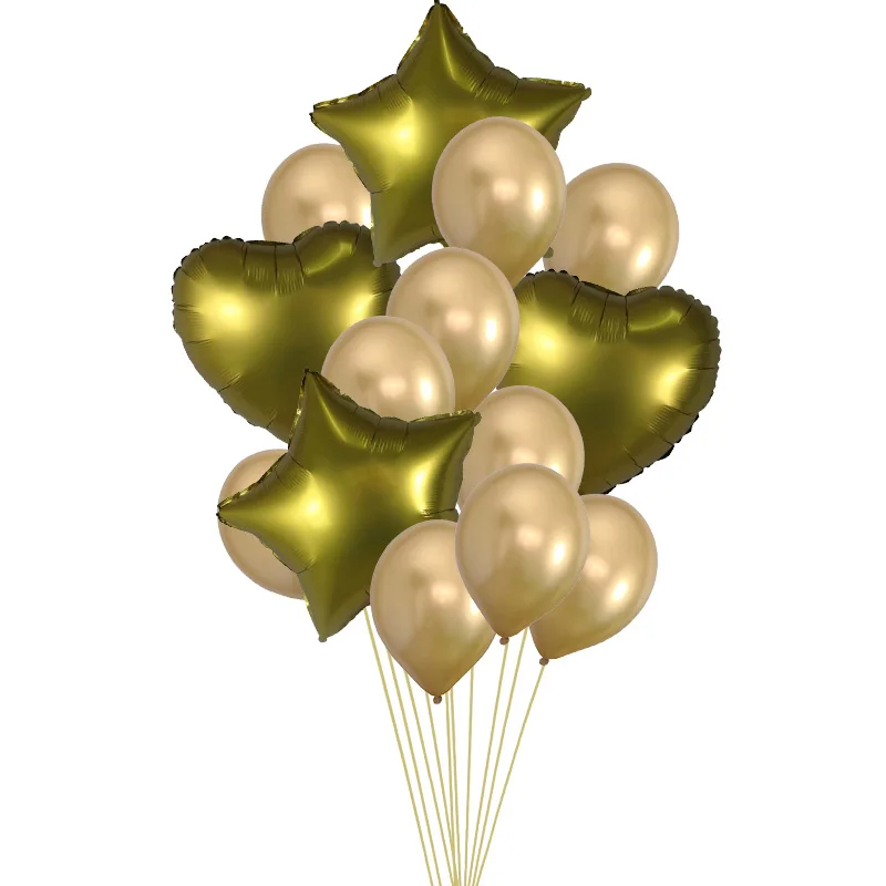 14 шт. 12 дюймов конфетти металлик шары с днем рождения латексные шары, гелий украшения Свадебный фестиваль Balon поставки