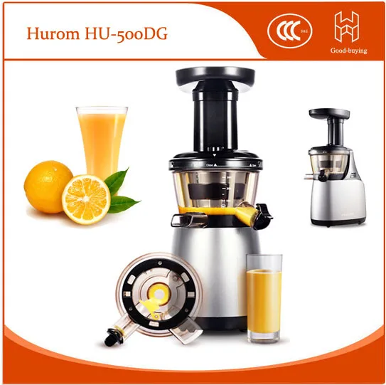 Image High Nutrition Guaranteed NO.1 Hurom Slow Juicer HU 500DG Fruit Vegetable Citrus Juice Extractor 100% Original HUROM juicer